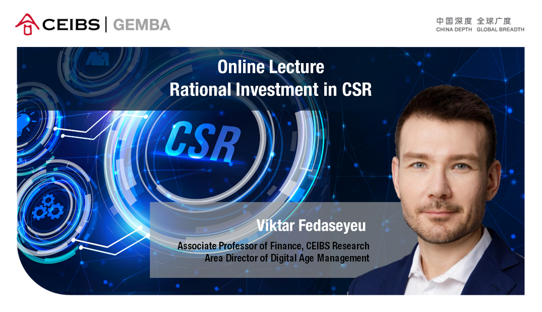 Webinar: Rational Investment in CSR